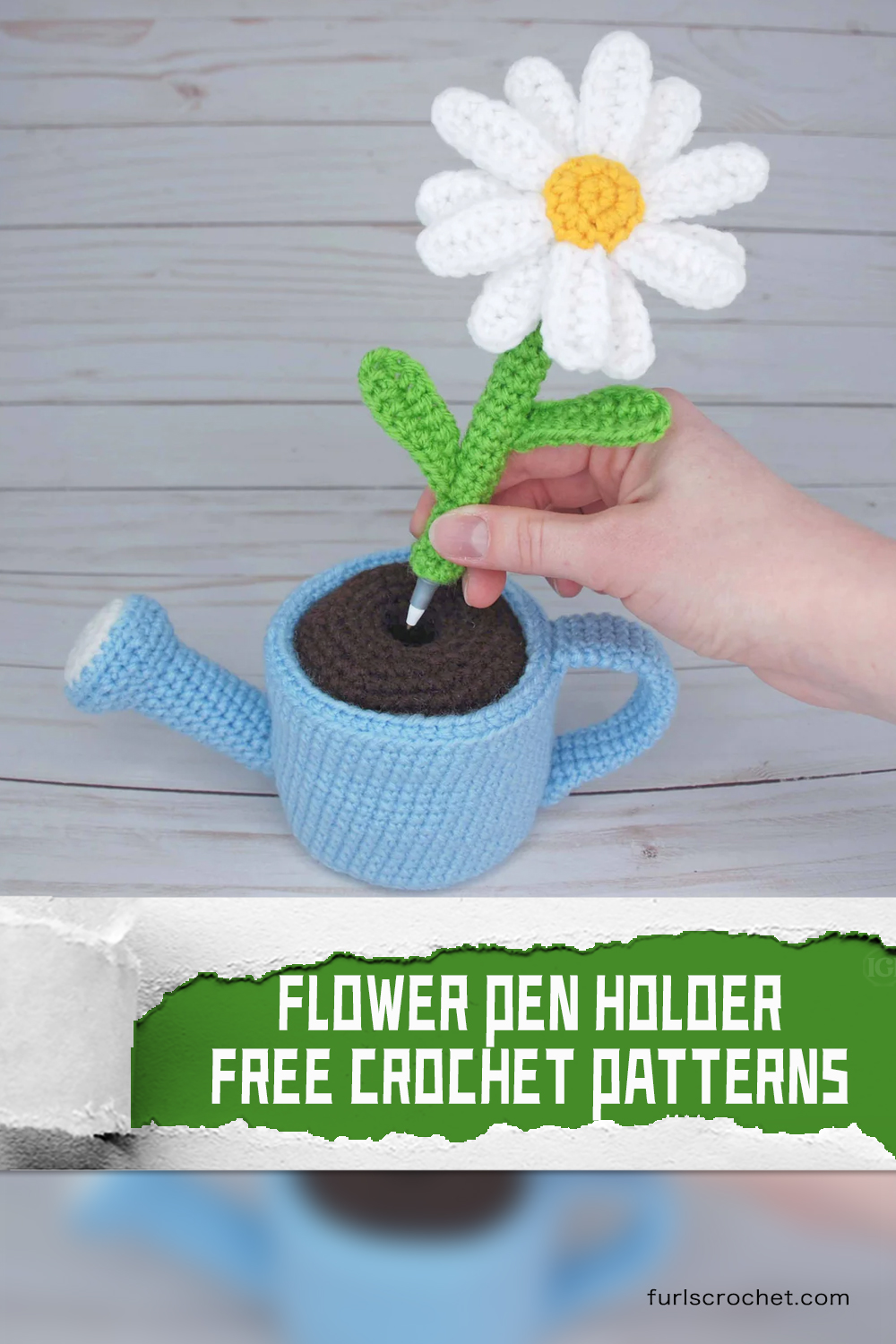 Pen Holder FREE Crochet Patterns