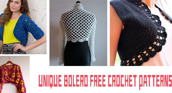 Unique Bolero FREE Crochet Patterns