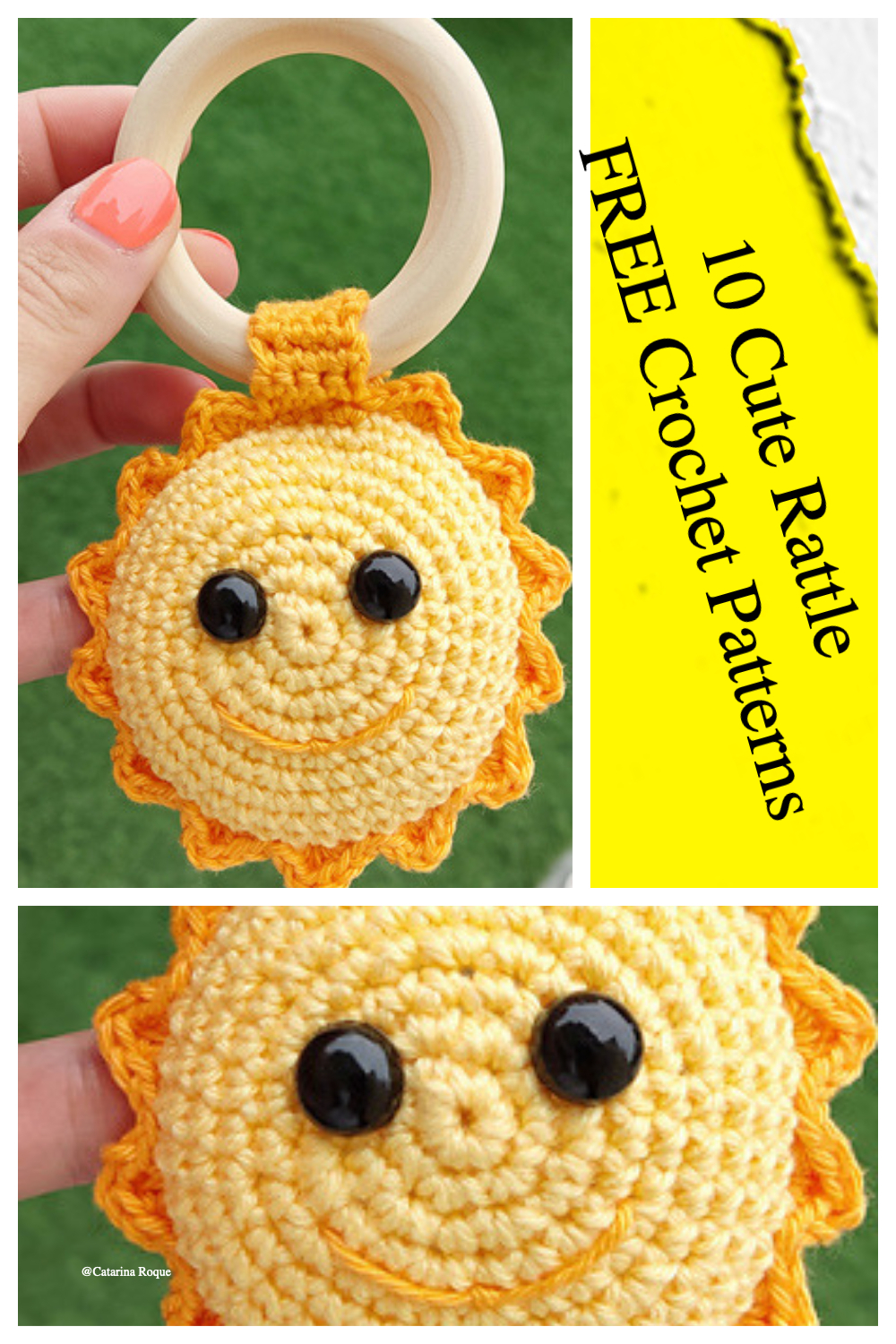 10 Cute Rattle FREE Crochet Patterns