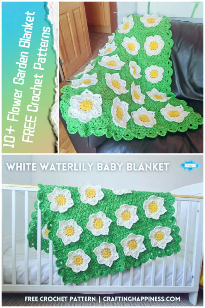 10+ Flower Garden Blanket FREE Crochet Patterns iGOODideas