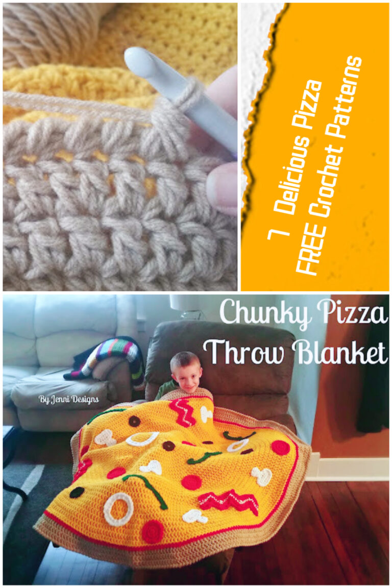 7 FREE Pizza Crochet Patterns - iGOODideas.com
