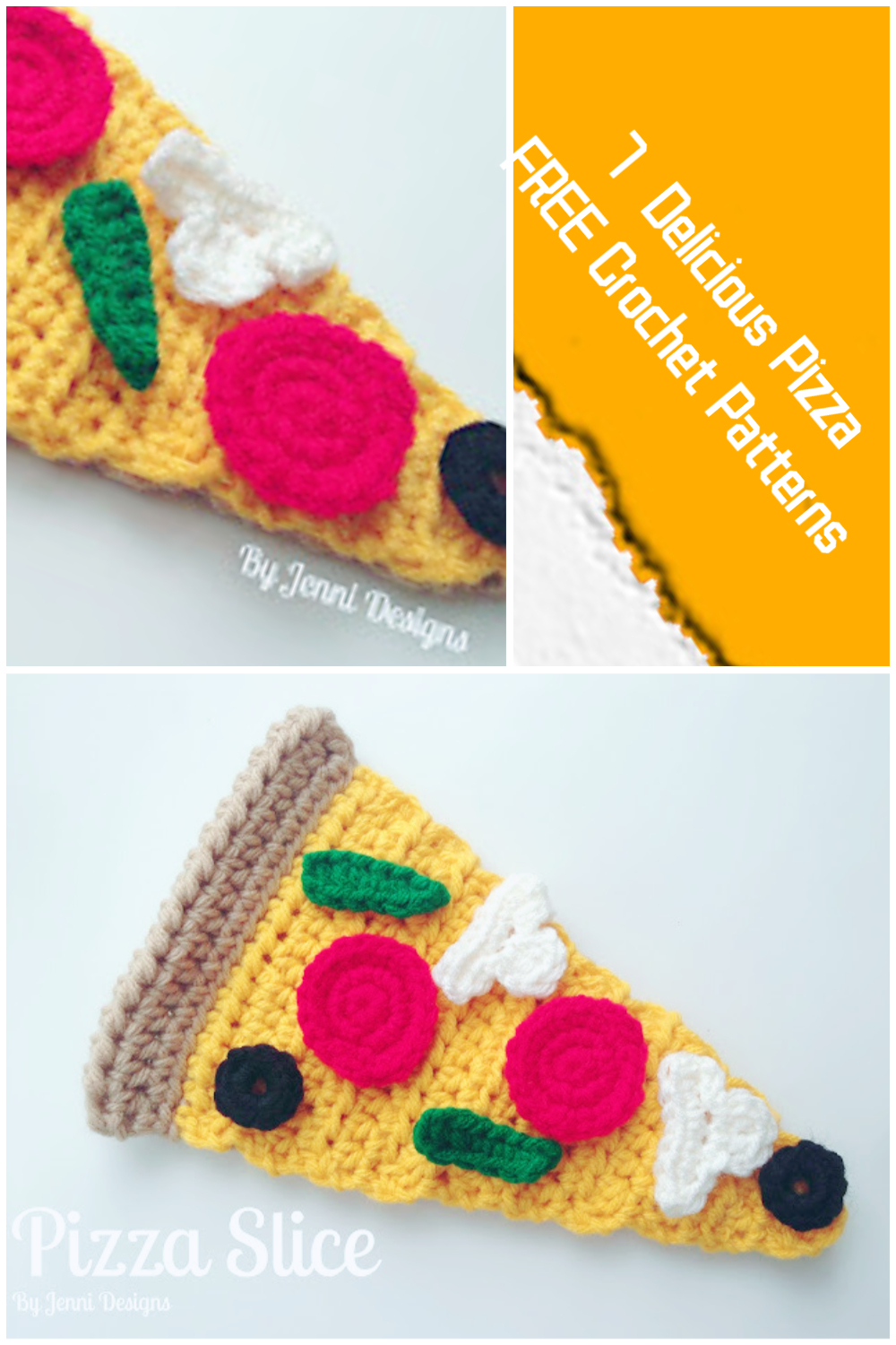 7 FREE Pizza Crochet Patterns
