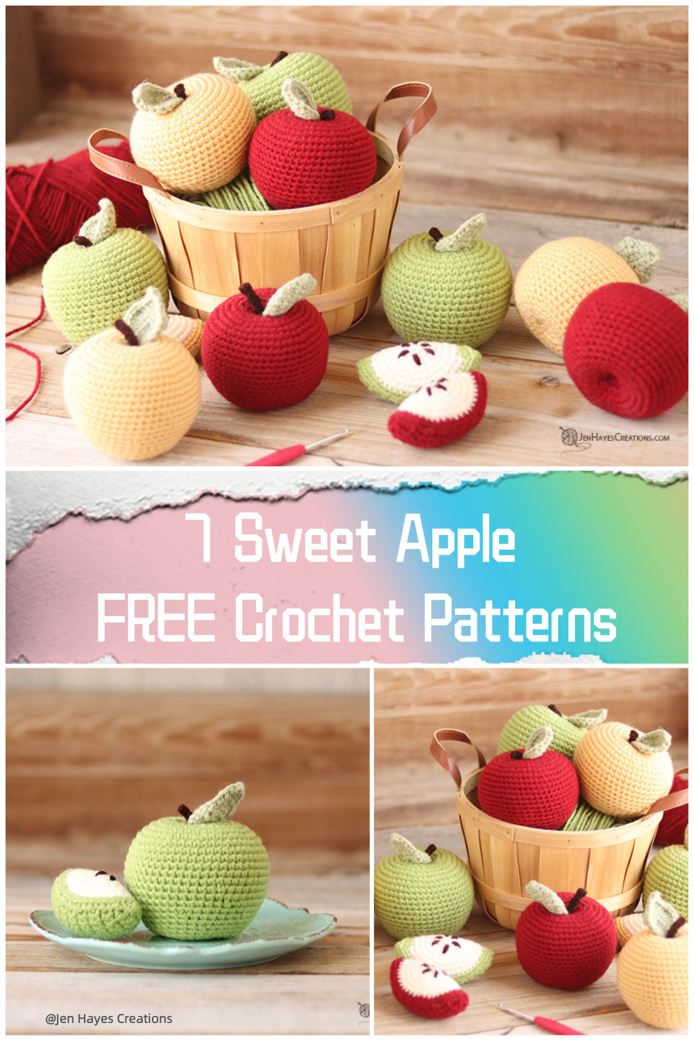  7 Sweet Apple FREE Crochet Patterns