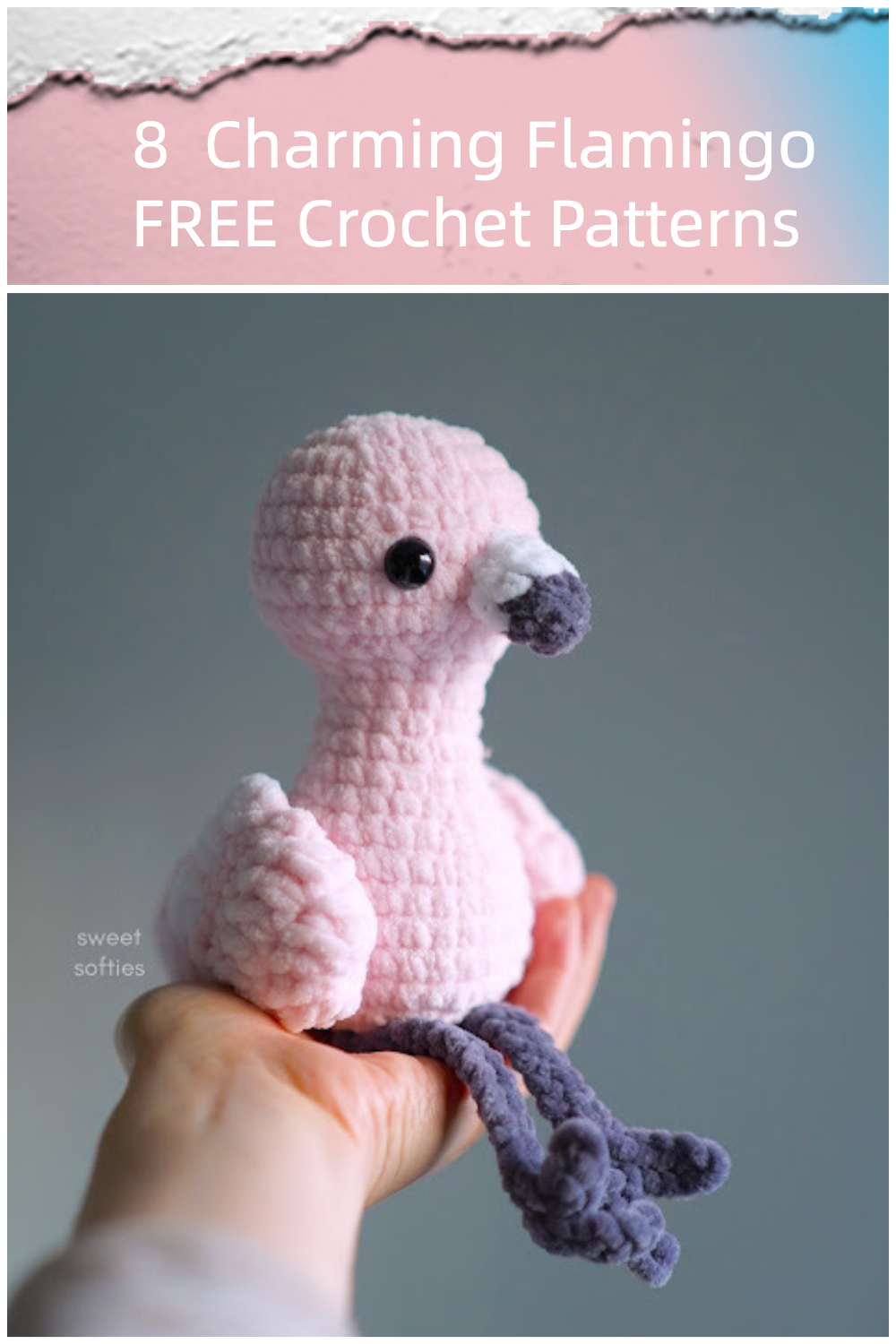 8 Charming Flamingo FREE Crochet Patterns