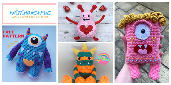 8 Charming Monster FREE Crochet Patterns