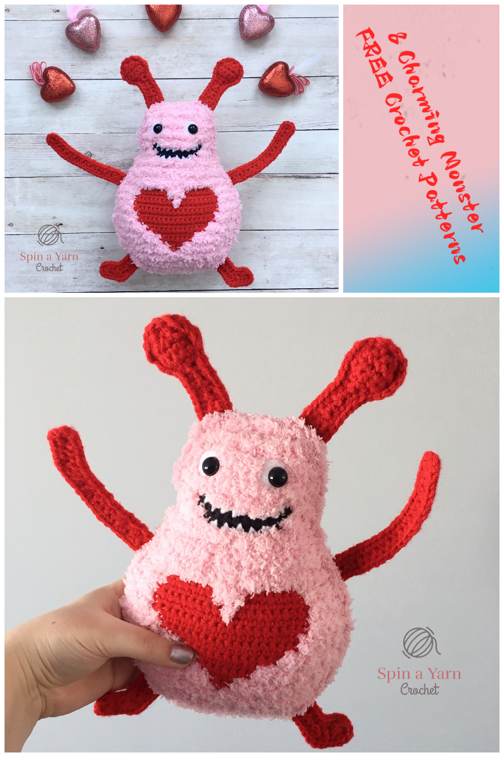  8 Charming Monster FREE Crochet Patterns