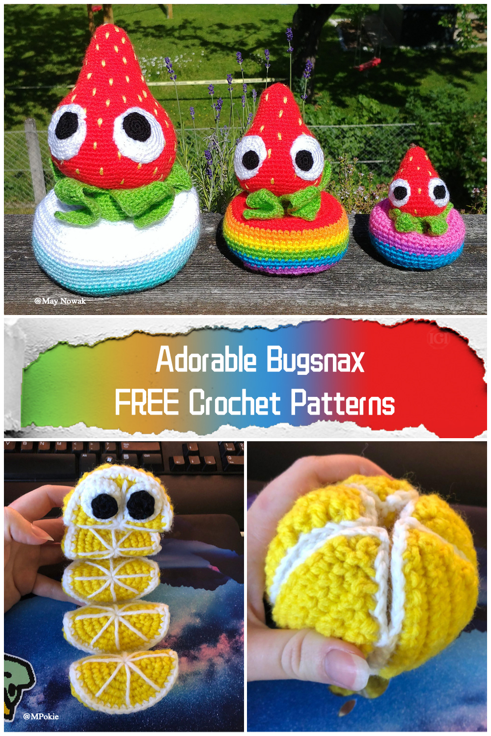 Adorable Bugsnax FREE Crochet Patterns