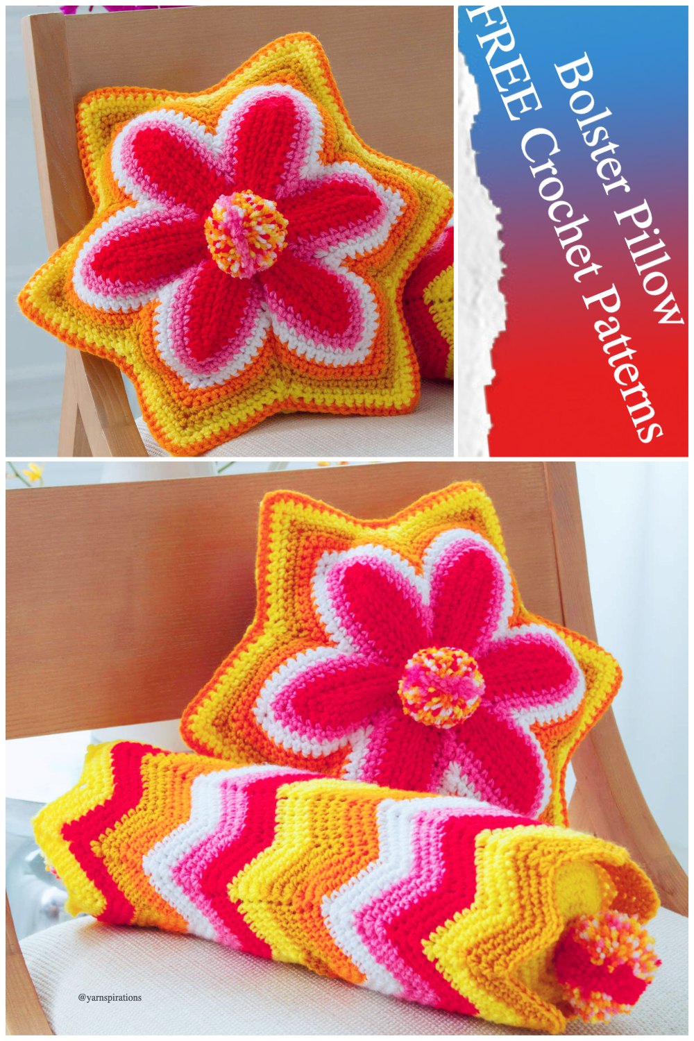 Bolster Pillow FREE Crochet Patterns