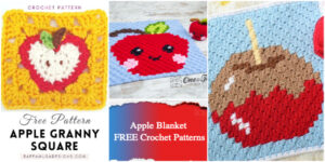 FREE Apple Blanket Crochet Patterns