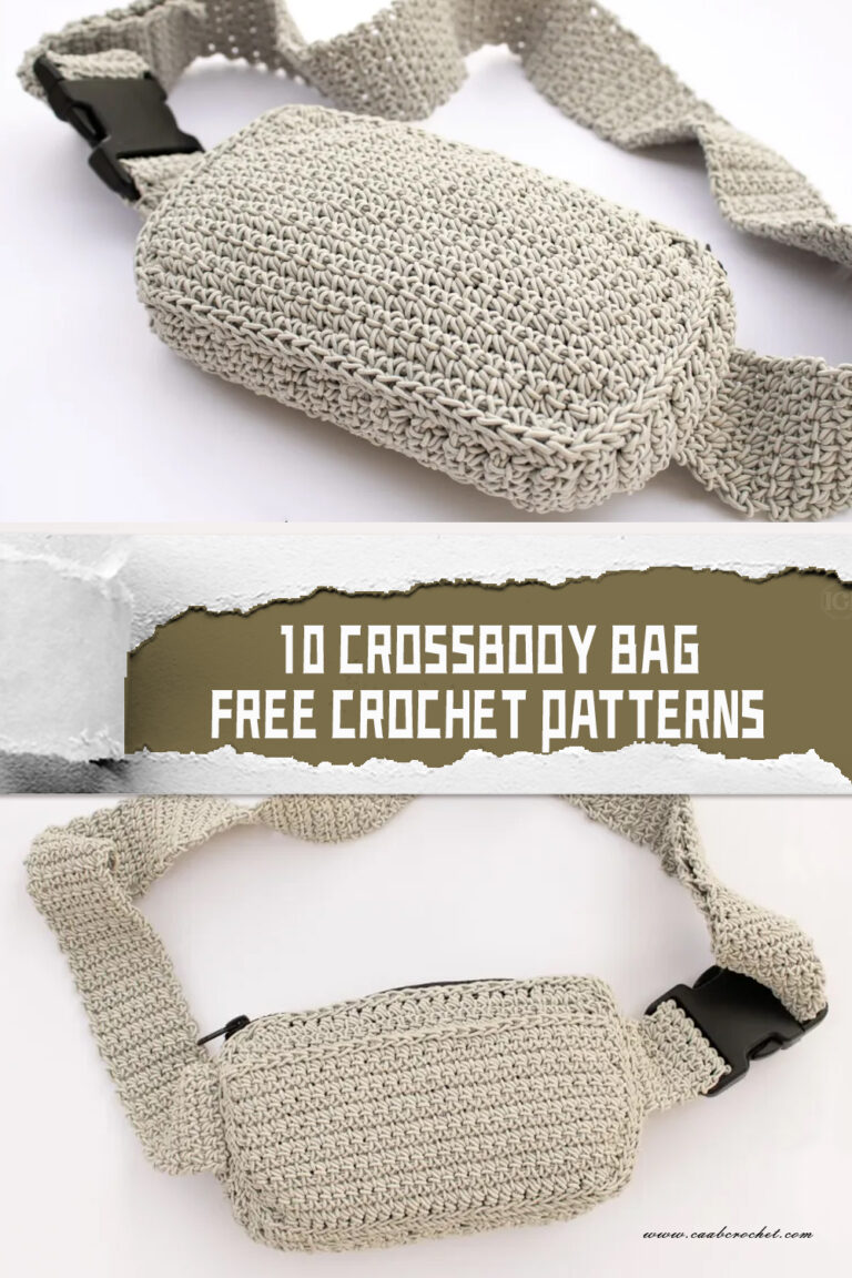 10 Crossbody Bag FREE Crochet Patterns