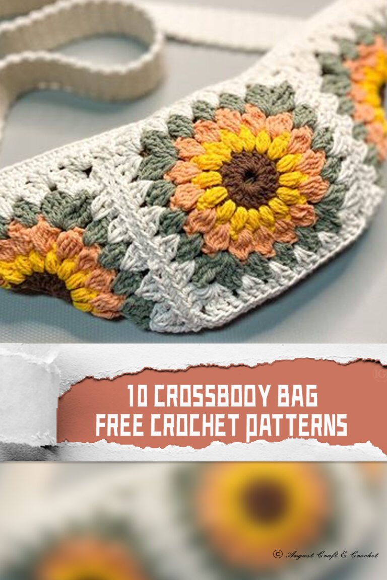 10 Crossbody Bag FREE Crochet Patterns - iGOODideas.com
