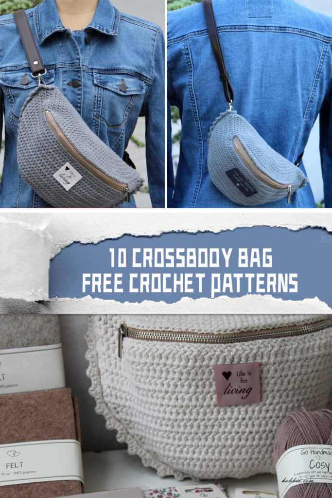 10 Crossbody Bag FREE Crochet Patterns