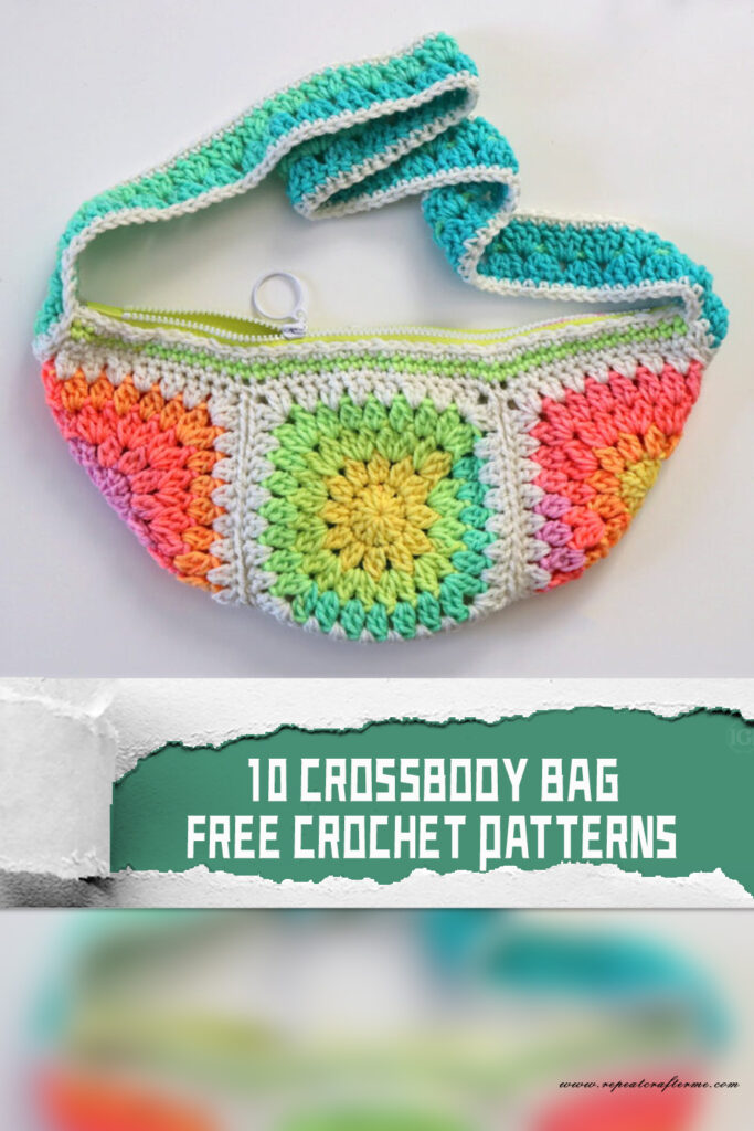 10 Crossbody Bag FREE Crochet Patterns