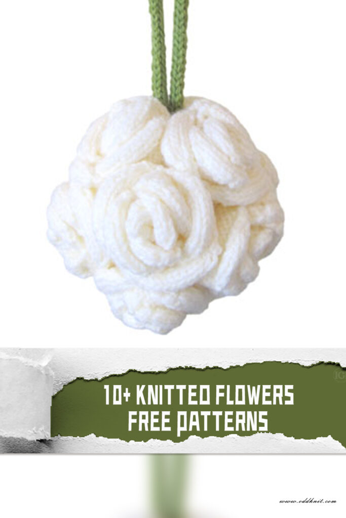   10+ Knitted Flower Free Patterns