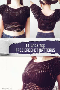 10 Lace Top FREE Crochet Patterns - iGOODideas.com