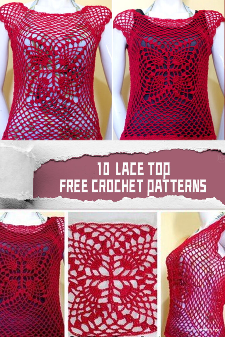 10 Lace Top FREE Crochet Patterns