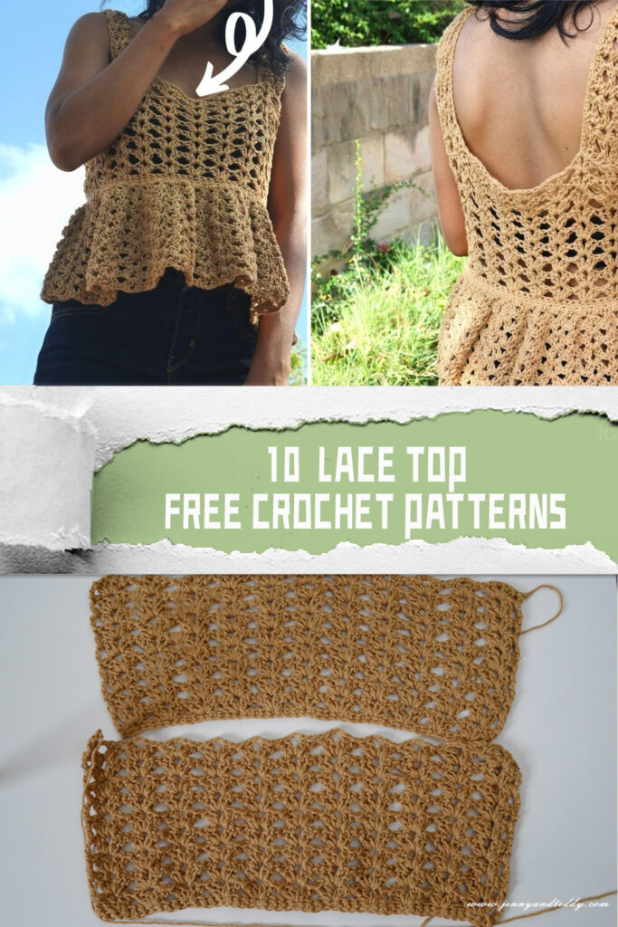 10 Lace Top FREE Crochet Patterns