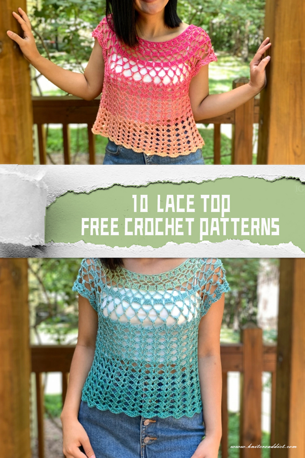 10  Lace Top FREE Crochet Patterns