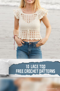 10 Lace Top FREE Crochet Patterns - iGOODideas.com