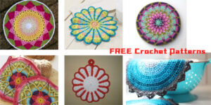 6 Mandala Pot Holder FREE Crochet Patterns