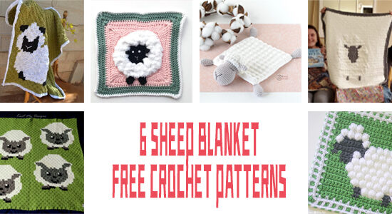 6 Sheep Blanket Free Crochet Patterns