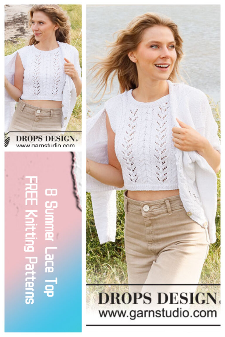 8 Knitted Lace Top FREE Patterns