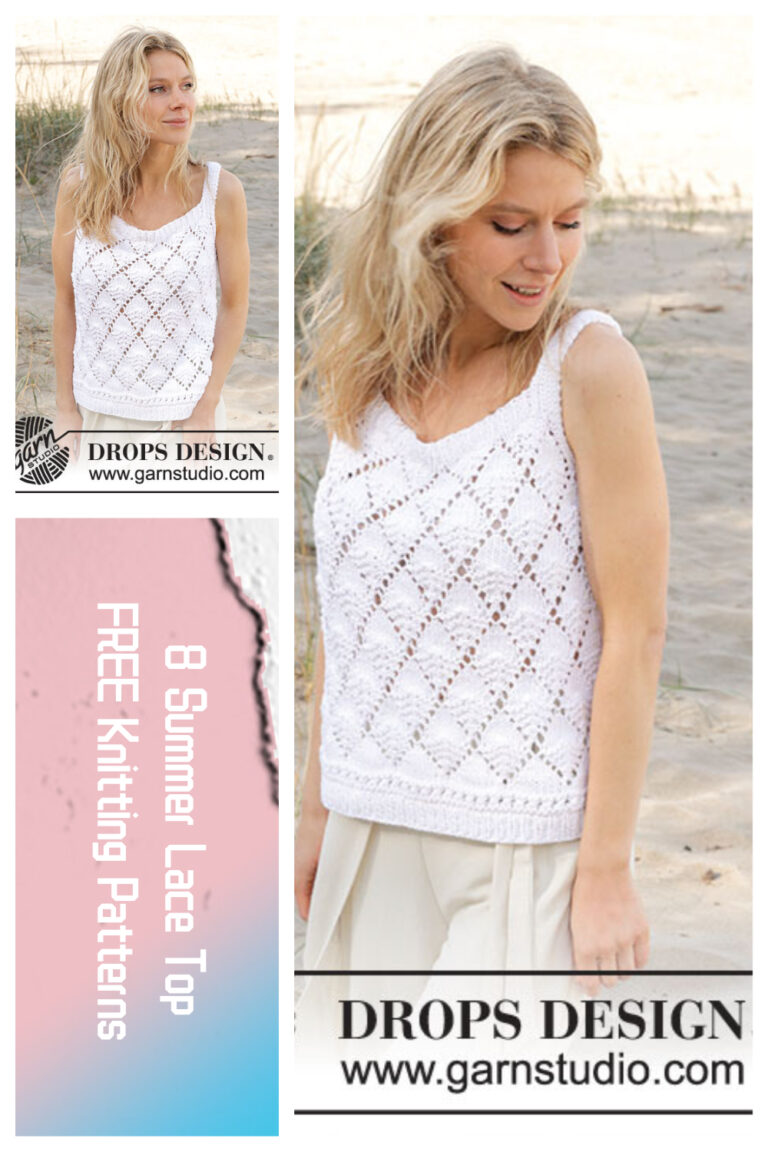 8 Knitted Lace Top FREE Patterns