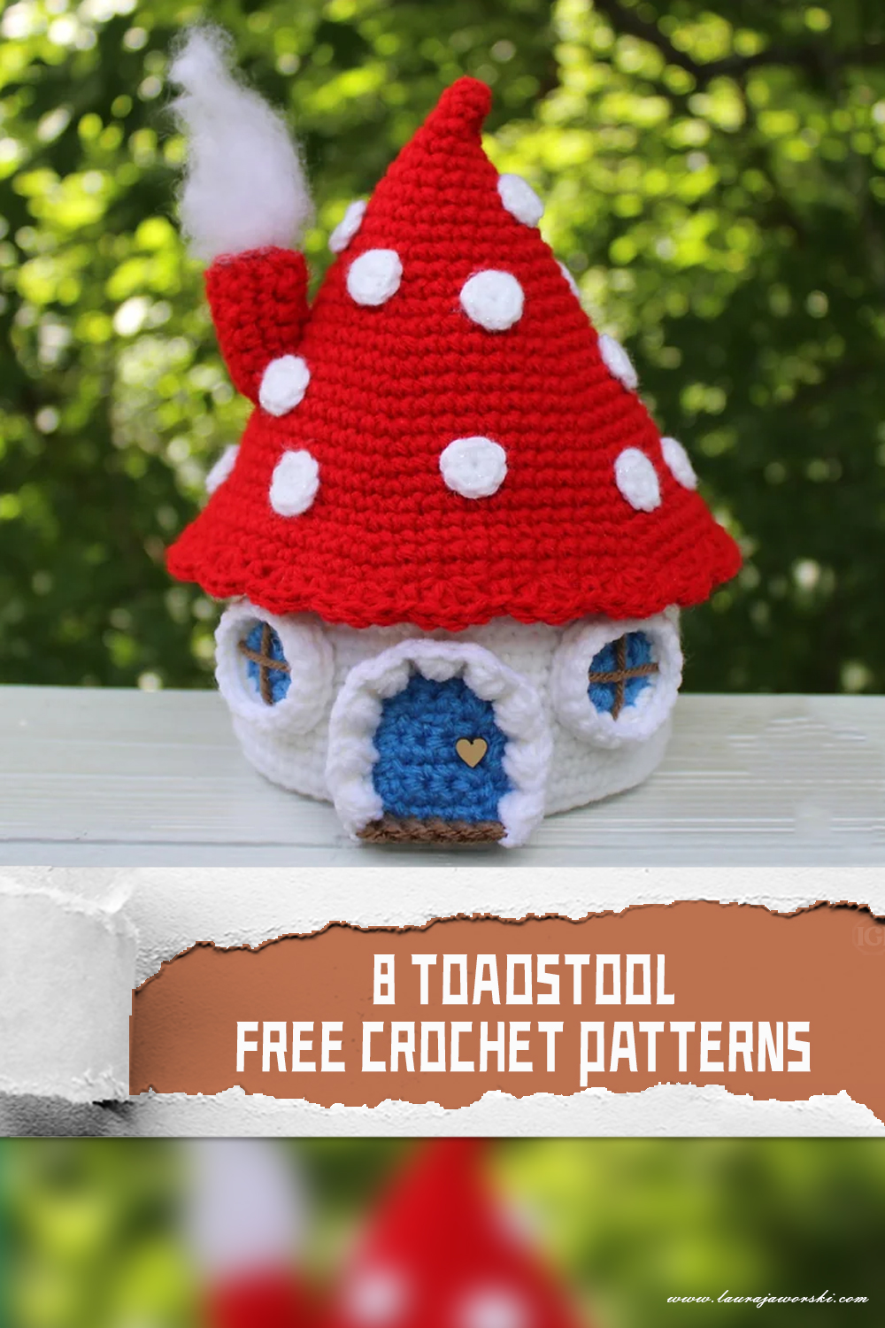 8 Toadstool FREE Crochet Patterns