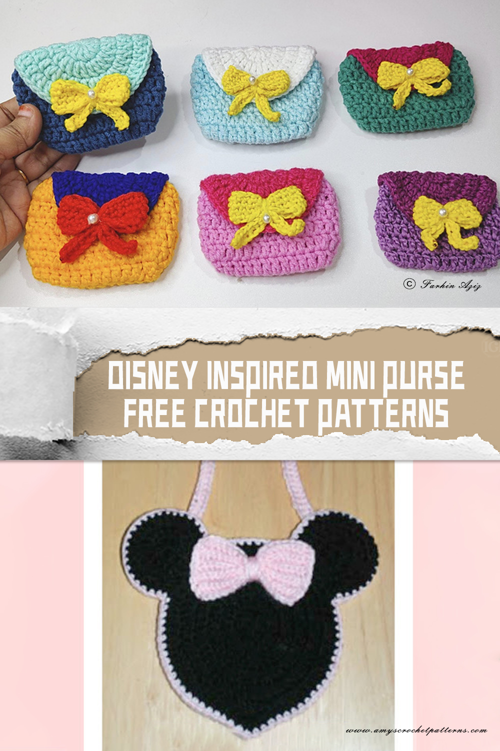 Disney Inspired Purse FREE Crochet Patterns