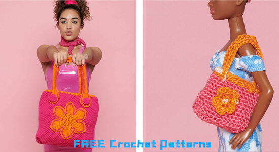 FREE Flower Tote Bag Crochet Patterns