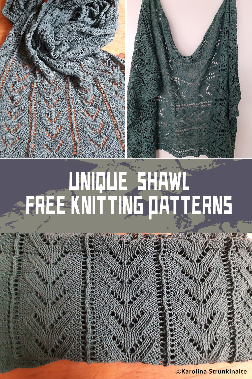 Unique Knitted Shawl FREE Patterns