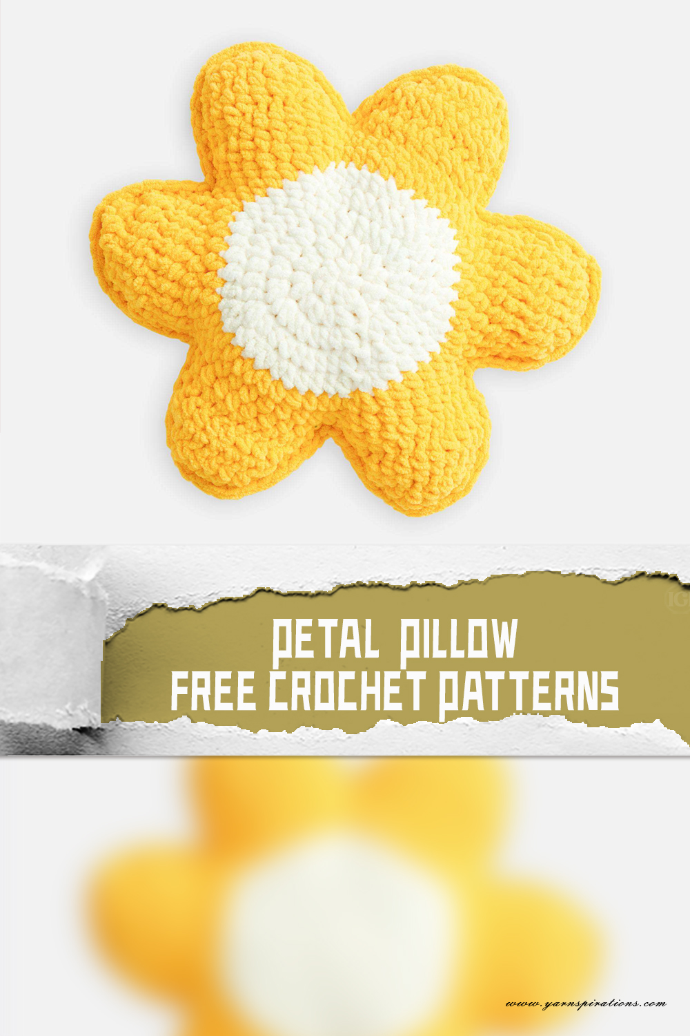Petal Pillow FREE Crochet Patterns