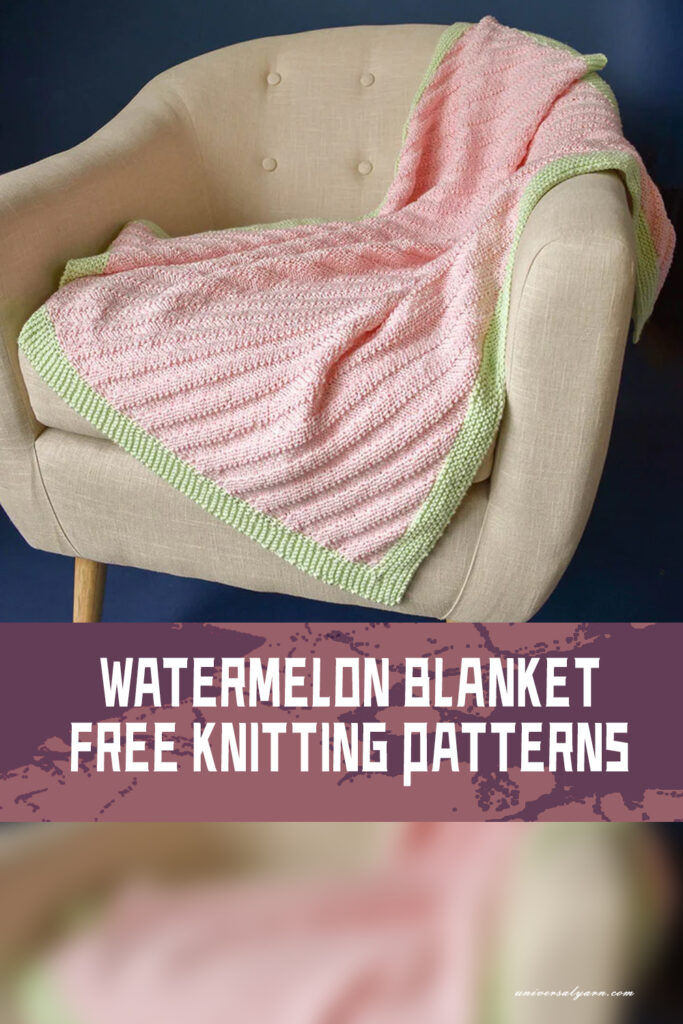 Watermelon Blanket FREE Knitting Patterns