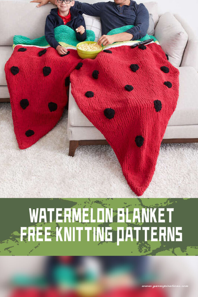 Watermelon Blanket FREE Knitting Patterns
