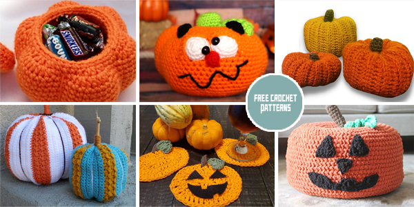 10 Halloween Pumpkin Crochet Patterns – FREE