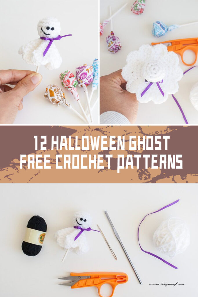 12 Halloween Ghost FREE Crochet Patterns