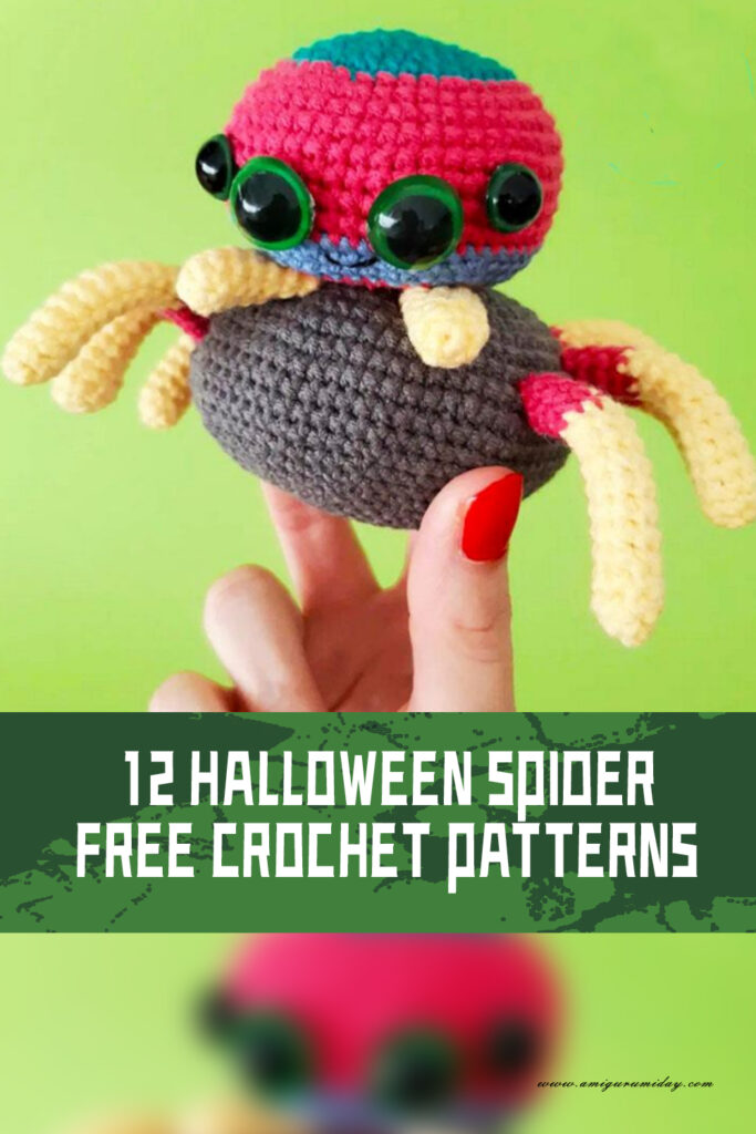 12 Halloween Spider FREE Crochet Patterns