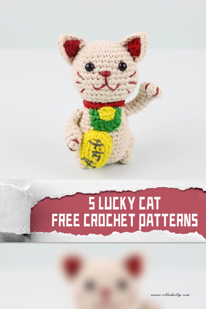 5 FREE Lucky Cat Crochet Patterns