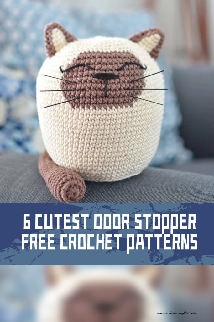 6 Cutest Door Stopper FREE Crochet Patterns
