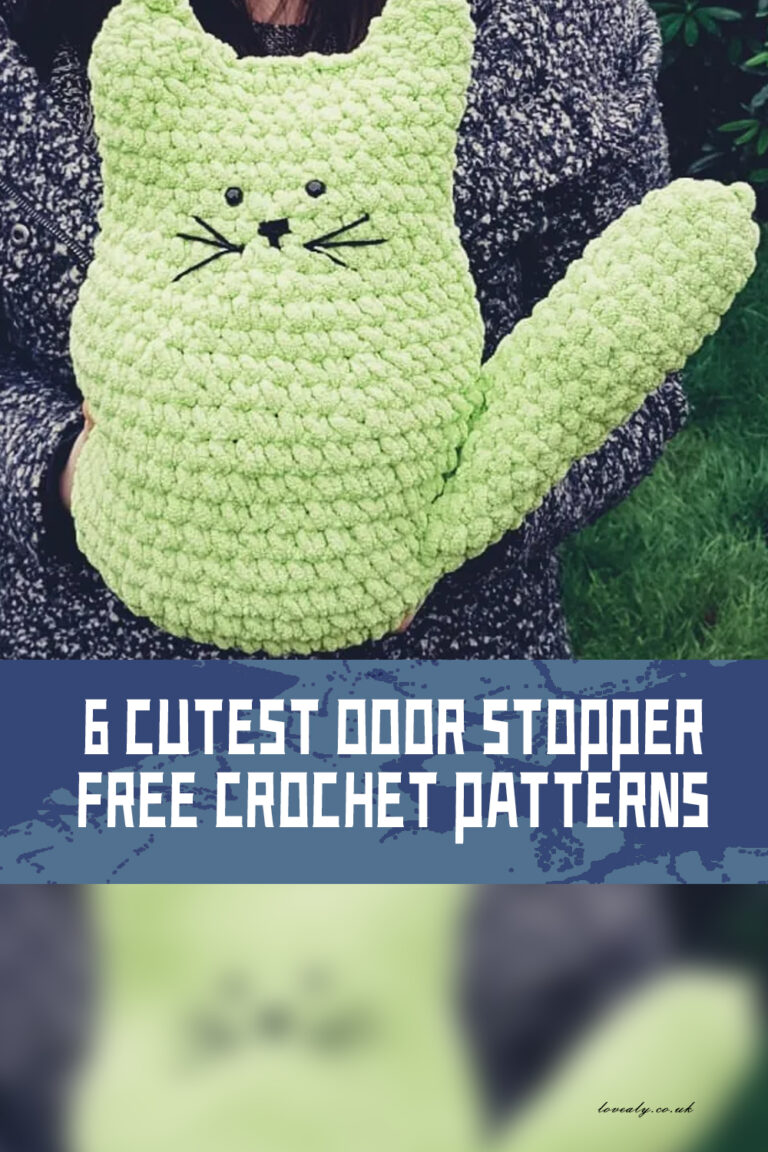 6 Cutest Door Stopper FREE Crochet Patterns
