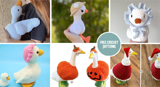 6 Sweet Goose Free Crochet Patterns