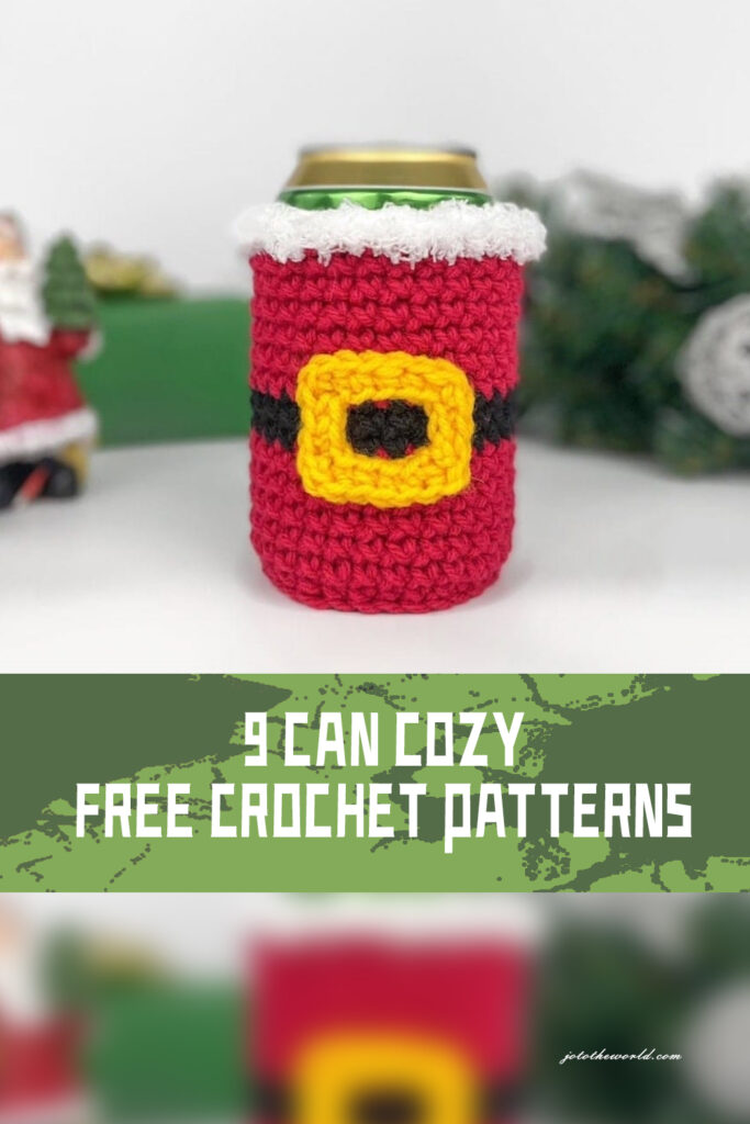 9 Can Cozy FREE Crochet Patterns