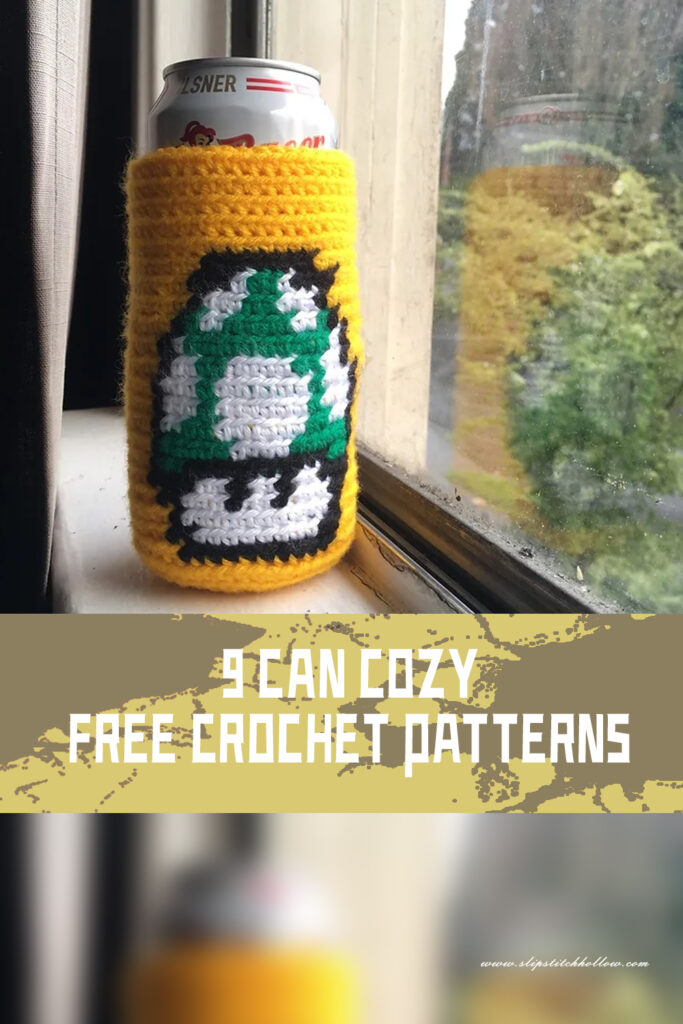 9 Can Cozy FREE Crochet Patterns