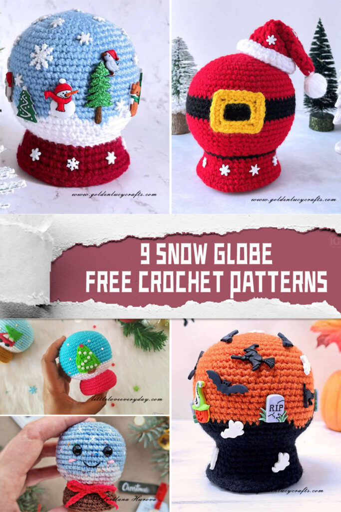 9 FREE Snow Globe Crochet Patterns