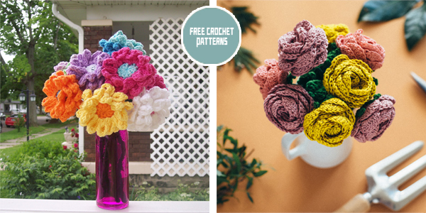 Delicate Flower Bouquet Crochet Patterns - FREE