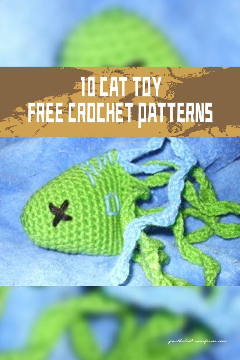 10 Cat Toy Crochet Patterns FREE