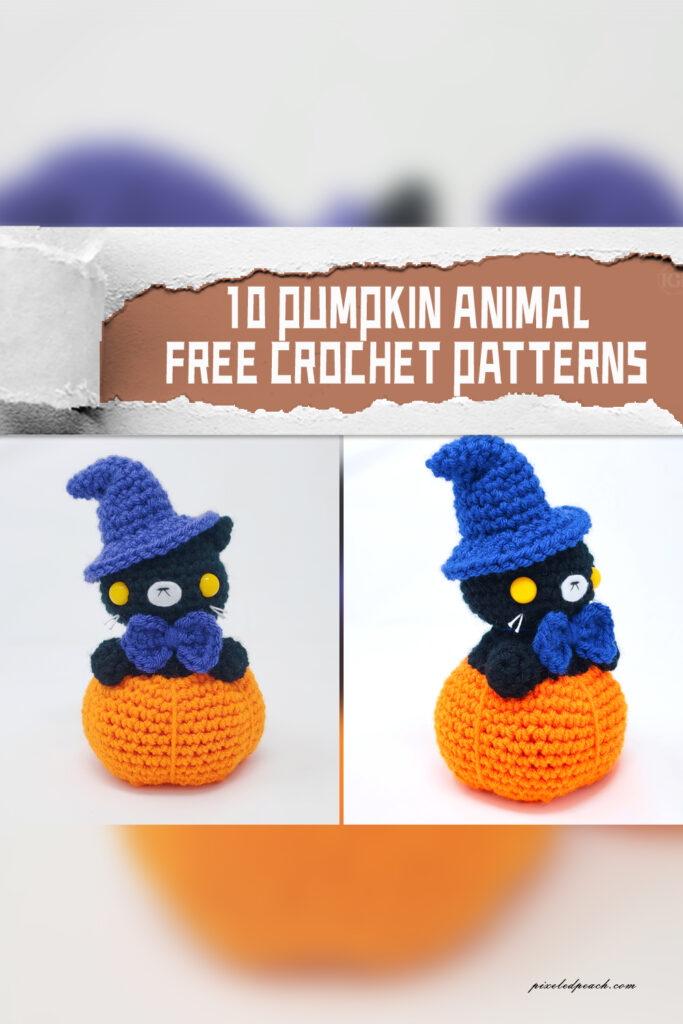 10 Pumpkin Animal Crochet Patterns - Free