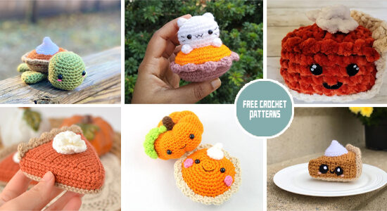 6 FREE Pumpkin Pie Crochet Patterns