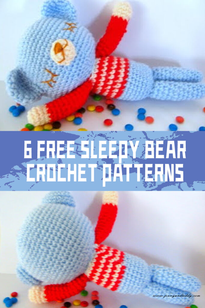 6 FREE Sleepy Bear Crochet Patterns