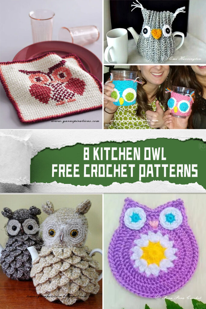 8 Kitchen Owl FREE Crochet Patterns